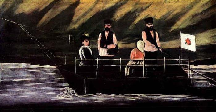 Niko Pirosmanashvili The Ferry at Didubeh Germany oil painting art